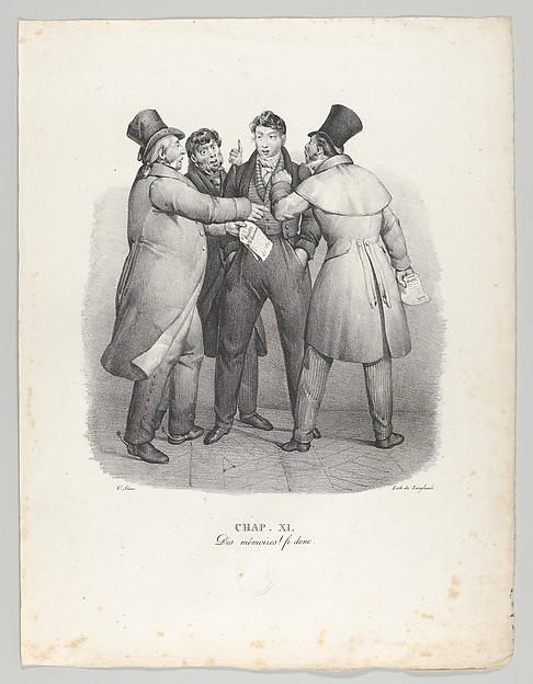 Chap. XI: Des Memoires! fi donc (IOUs, fie!)