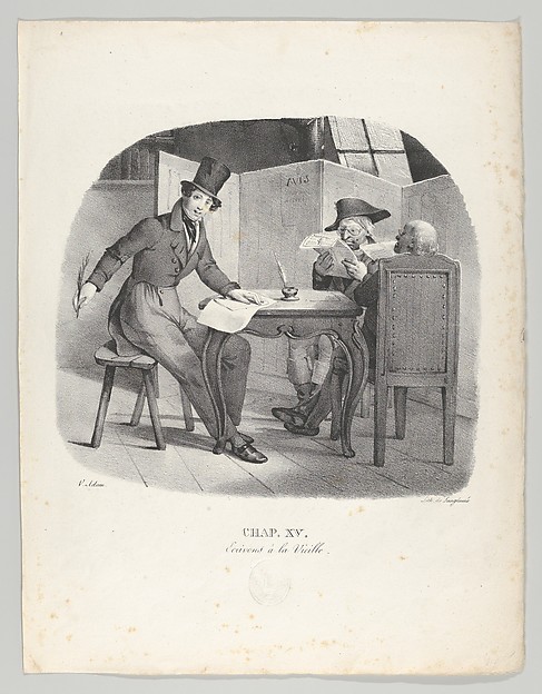 Chap. XV: Ecrivons à la Vielle (Writings for the elderly)