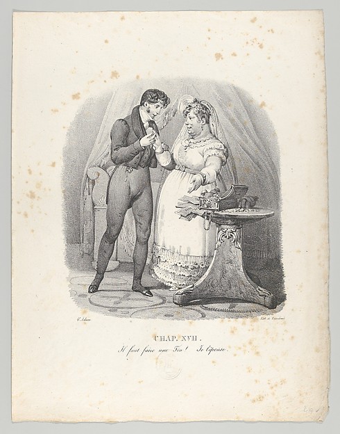 Chap. XVII: Il faut faire une Fin! Je l'épouse (It must end! I am married)