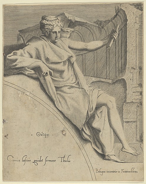 Thalia, from "The Muses and the Three Great Goddesses"