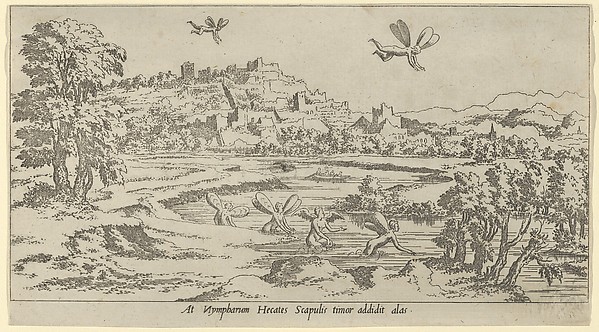At Nympharum Hecates Scapulis Timor Addidit  Alas