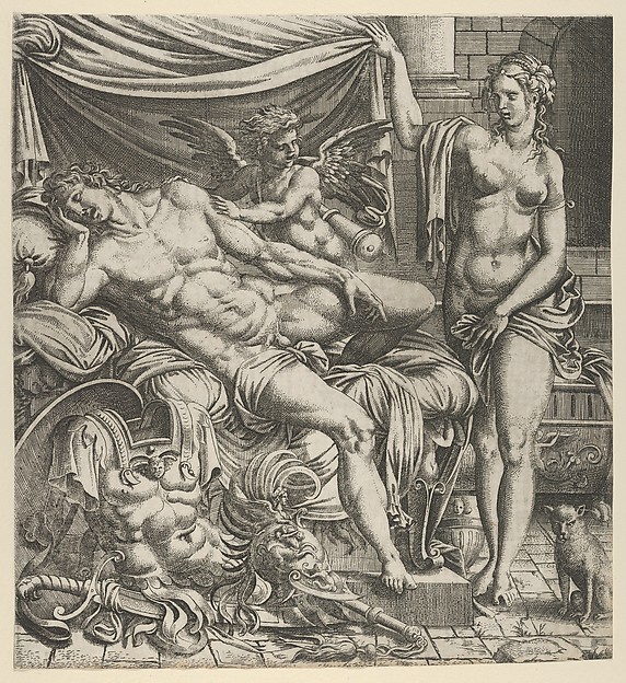 Venus Finding Mars Asleep