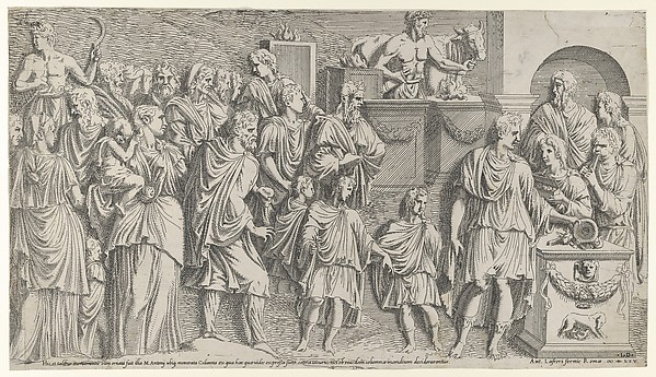 A  sacrifice, copied from Trajan's column