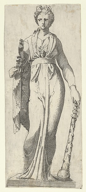 Melpomene, from the Mattei sarcophagus, Rome