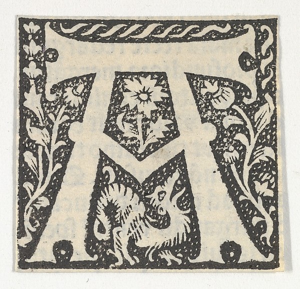 Decorated Roman alphabet