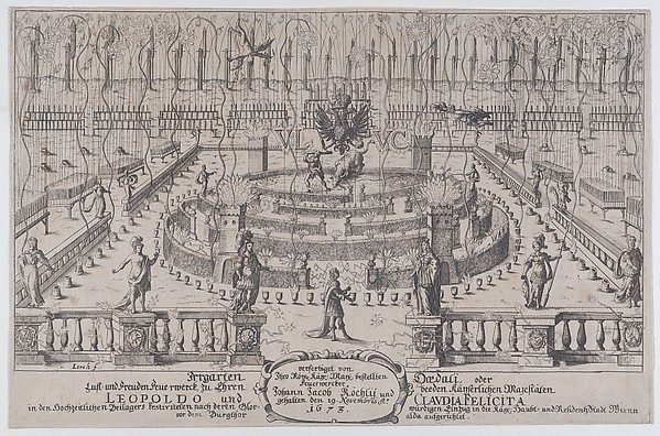 Fireworks display, Nuremberg, 1659