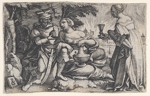 Lot and His Daughters, from "Scenes from the Old Testament"