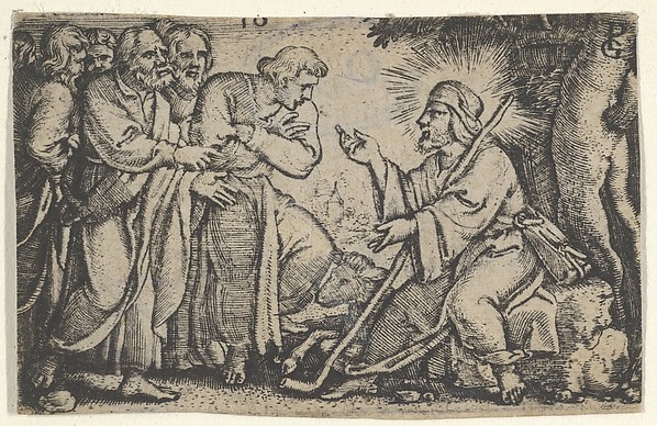 Christ Speaking to the Disciples, from "The Story of Christ" by Georg Pencz