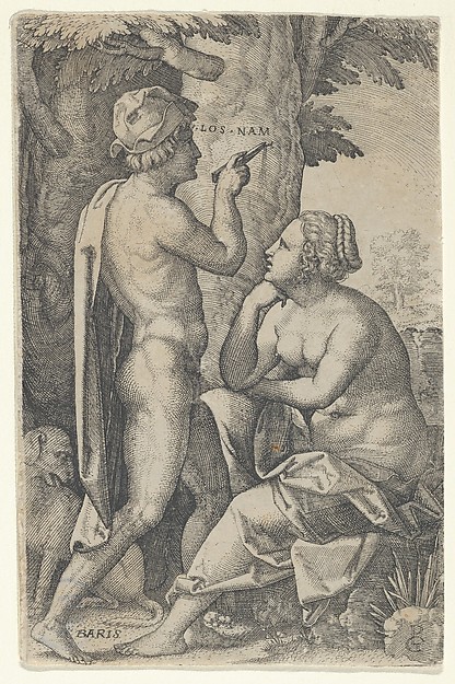Paris and Oenone, from "The Greek Heroines"