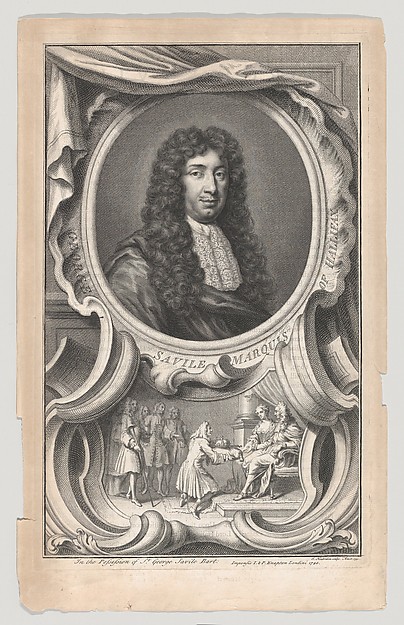 Portrait of George Savile, Marquis of Hallifax
