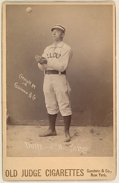 Duffe, 2nd Base, St. Louis Browns, from the series Old Judge Cigarettes