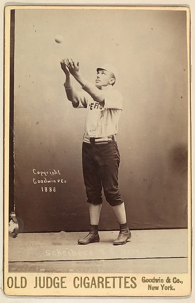 Scheibeck, Shortstop, Detroit, from the series Old Judge Cigarettes