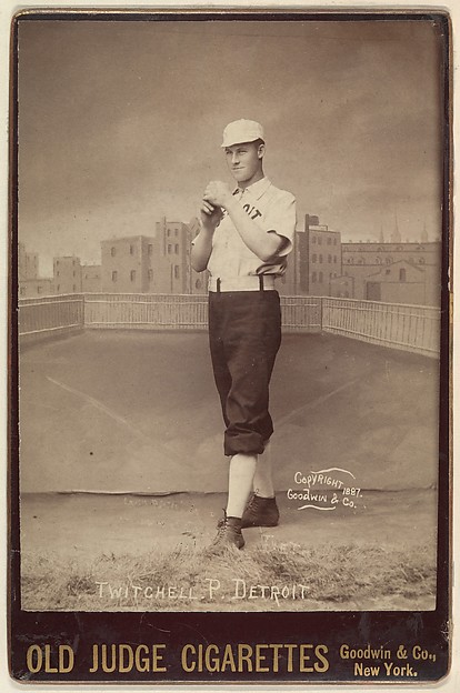 Twitchell, Pitcher, Detroit, from the series Old Judge Cigarettes by Goodwin & Company, The Metropolitan Museum of Art