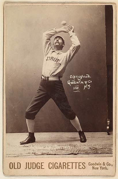 White, 3rd Base, Detroit, from the series Old Judge Cigarettes by Goodwin & Company, The Metropolitan Museum of Art