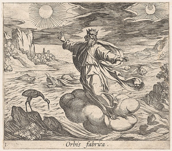 Plate 1: The Creation of the World (Orbis fabrica), from Ovid's 'Metamorphoses'