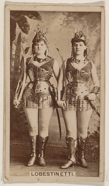 Lobestinetti, from the Actresses series (N245) issued by Kinney Brothers to promote Sweet Caporal Cigarettes