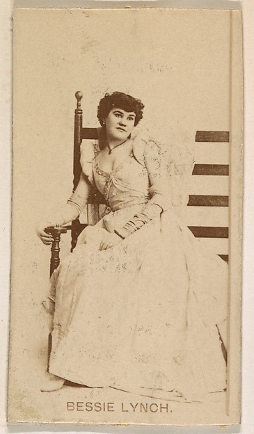 Bessie Lynch, from the Actresses series (N245) issued by Kinney Brothers to promote Sweet Caporal Cigarettes