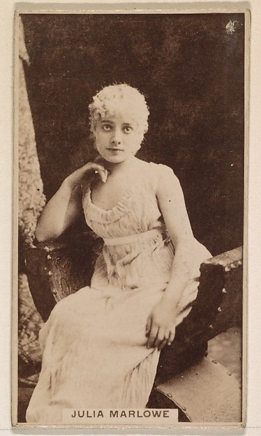 Julia Marlow, from the Actresses series (N245) issued by Kinney Brothers to promote Sweet Caporal Cigarettes by Kinney Brothers Tobacco Company, The Metropolitan Museum of Art