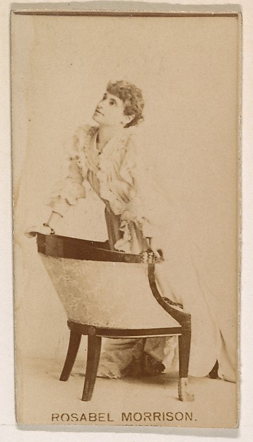 Rosabel Morrison, from the Actresses series (N245) issued by Kinney Brothers to promote Sweet Caporal Cigarettes