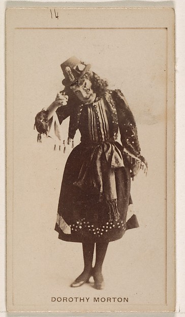 Dorothy Morton, from the Actresses series (N245) issued by Kinney Brothers to promote Sweet Caporal Cigarettes