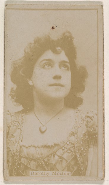 Dorothy Morton, from the Actresses series (N245) issued by Kinney Brothers to promote Sweet Caporal Cigarettes