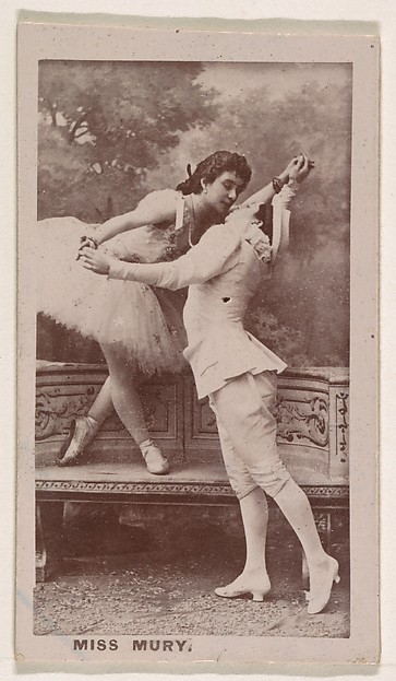 Miss Mury, from the Actresses series (N245) issued by Kinney Brothers to promote Sweet Caporal Cigarettes