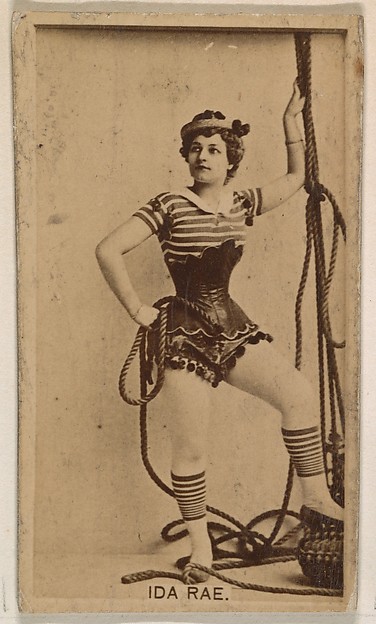 Ida Rae, from the Actresses series (N245) issued by Kinney Brothers to promote Sweet Caporal Cigarettes