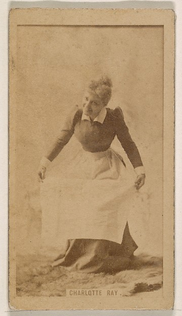 Charlotte Ray, from the Actresses series (N245) issued by Kinney Brothers to promote Sweet Caporal Cigarettes