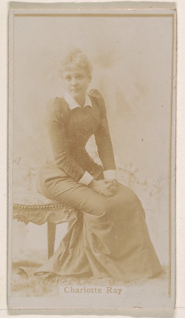 Charlotte Ray, from the Actresses series (N245) issued by Kinney Brothers to promote Sweet Caporal Cigarettes