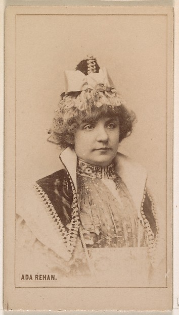 Ada Rehan, from the Actresses series (N245) issued by Kinney Brothers to promote Sweet Caporal Cigarettes