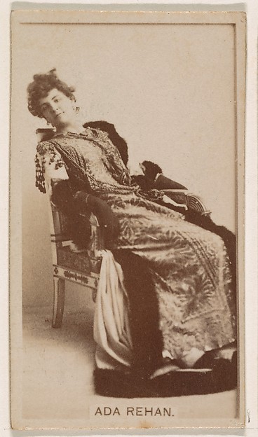 Ada Rehan, from the Actresses series (N245) issued by Kinney Brothers to promote Sweet Caporal Cigarettes