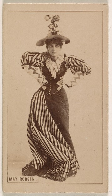 May Robson, from the Actresses series (N245) issued by Kinney Brothers to promote Sweet Caporal Cigarettes