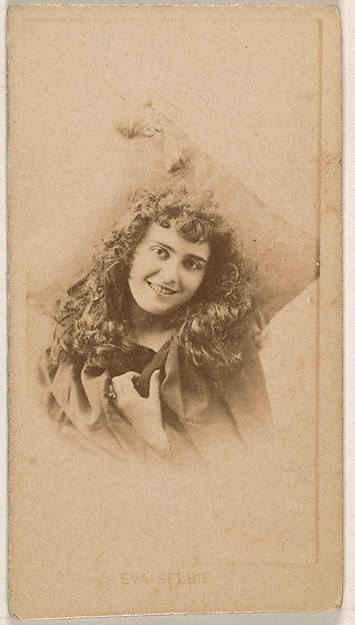 Eva Selbie, from the Actresses series (N245) issued by Kinney Brothers to promote Sweet Caporal Cigarettes