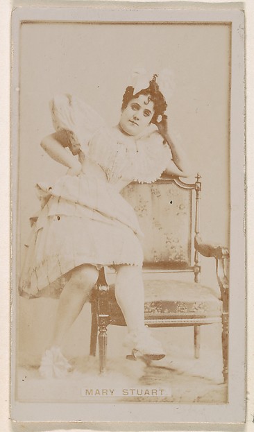Mary Stuart, from the Actresses series (N245) issued by Kinney Brothers to promote Sweet Caporal Cigarettes