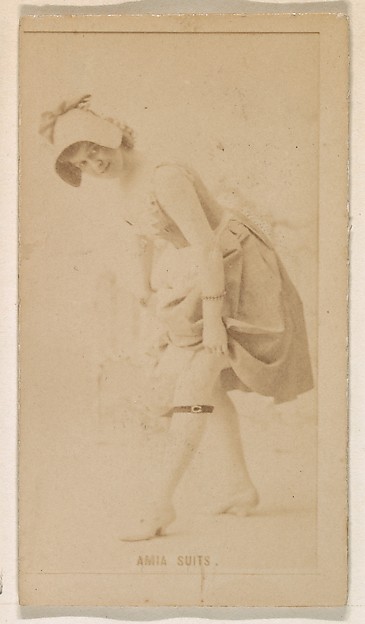 Anna Suits, from the Actresses series (N245) issued by Kinney Brothers to promote Sweet Caporal Cigarettes