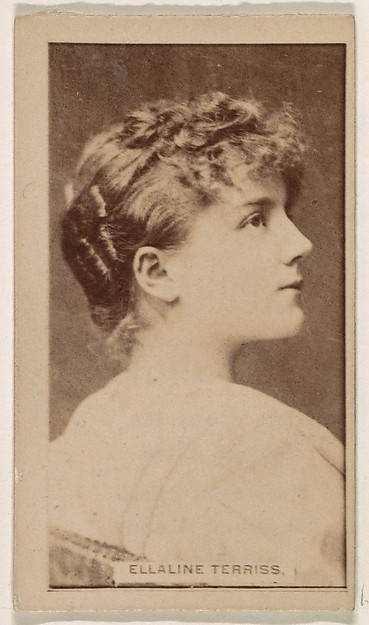 Ellaline Terriss, from the Actresses series (N245) issued by Kinney Brothers to promote Sweet Caporal Cigarettes