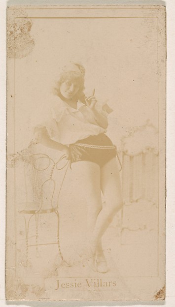 Jessie Villars, from the Actresses series (N245) issued by Kinney Brothers to promote Sweet Caporal Cigarettes