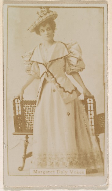 Margaret Daily Vokes, from the Actresses series (N245) issued by Kinney Brothers to promote Sweet Caporal Cigarettes