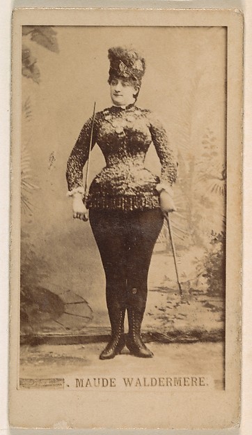 Maude Waldermere, from the Actresses series (N245) issued by Kinney Brothers to promote Sweet Caporal Cigarettes