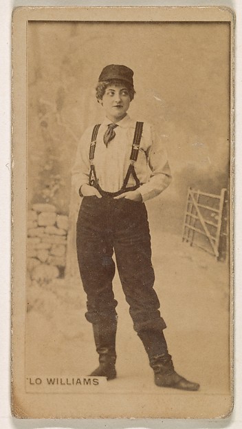 Flo Williams, from the Actresses series (N245) issued by Kinney Brothers to promote Sweet Caporal Cigarettes by Kinney Brothers Tobacco Company, The Metropolitan Museum of Art