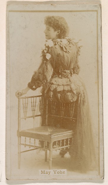 May Yohe, from the Actresses series (N245) issued by Kinney Brothers to promote Sweet Caporal Cigarettes
