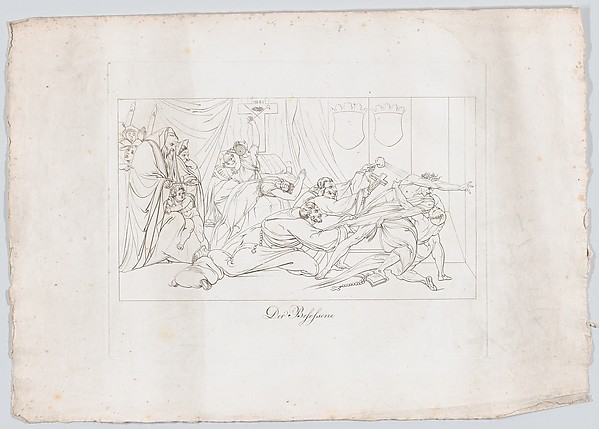 Der Besessene (The Escapee: A Real Scene in the Hospital of San Spirito at Rome)