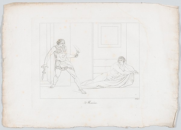 Caius Marius and the Cimbrian Soldier (Plutarch, "Marius," 39; Lucan, "Pharsalia," XI, 75-86)