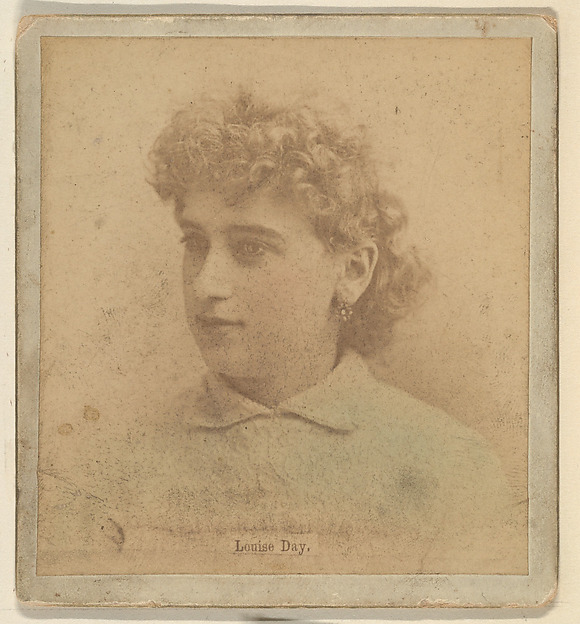 Louise Day, from the Actresses series (N246), Type 2, issued by Kinney Brothers to promote Sporting Extra Cigarettes by Kinney Brothers Tobacco Company, The Metropolitan Museum of Art