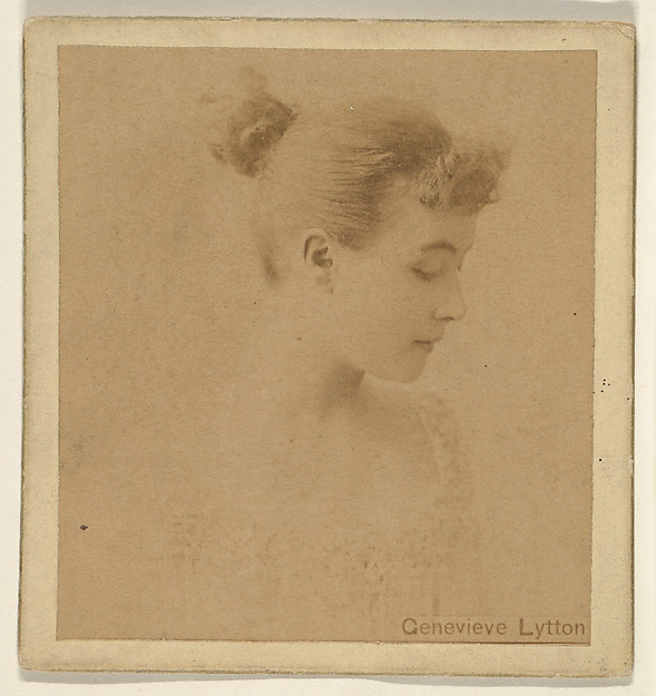 Genevieve Lytton, from the Actresses series (N246), Type 2, issued by Kinney Brothers to promote Sporting Extra Cigarettes by Kinney Brothers Tobacco Company, The Metropolitan Museum of Art