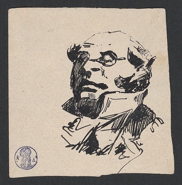Self-Portrait as Monsieur Prudhomme