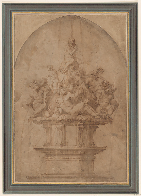 Design for a Fountain with River Gods and Nymphs