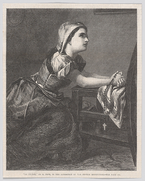 La Prière (The Prayer), from "Illustrated London News"