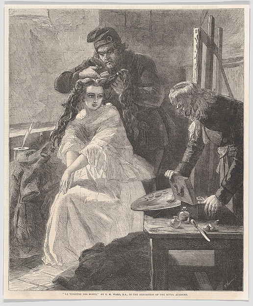 La Toilette des Morts, from "Illustrated London News"