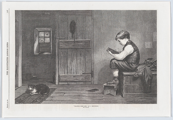 Drawing from Life, from "Illustrated London News"